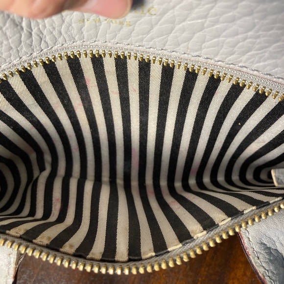KATE SPADE GORGEOUS GREY Leather Handbag - Picture 9 of 9
